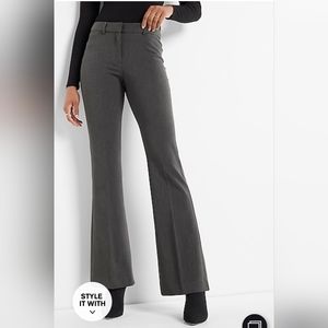 NWT Express sz 6s Heather Gray Editor Flare Pant